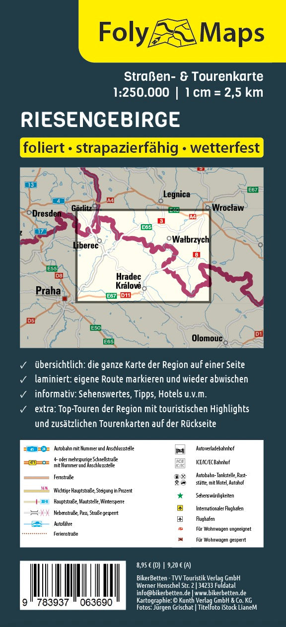 FolyMaps Karte Riesengebirge