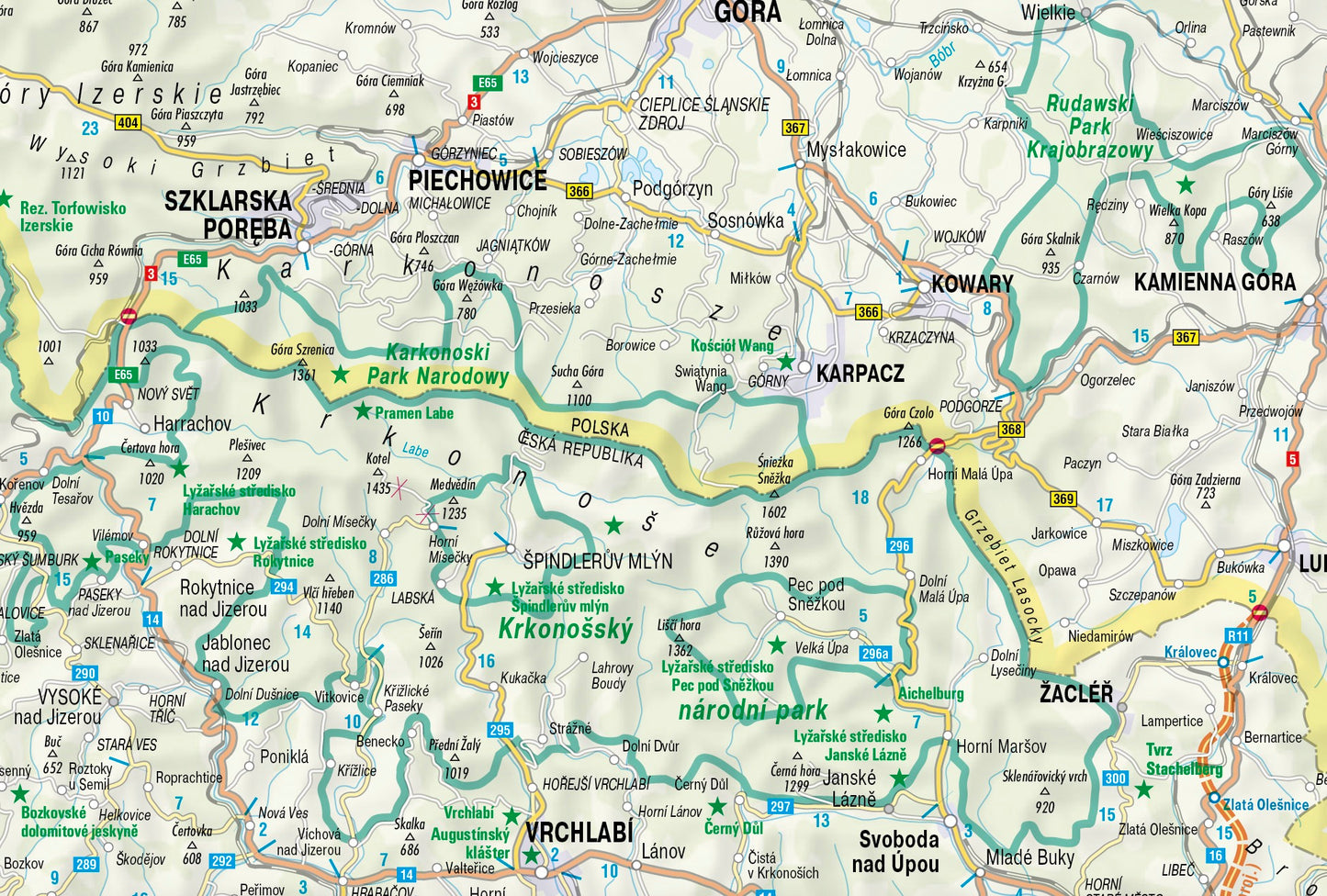 FolyMaps Karte Riesengebirge