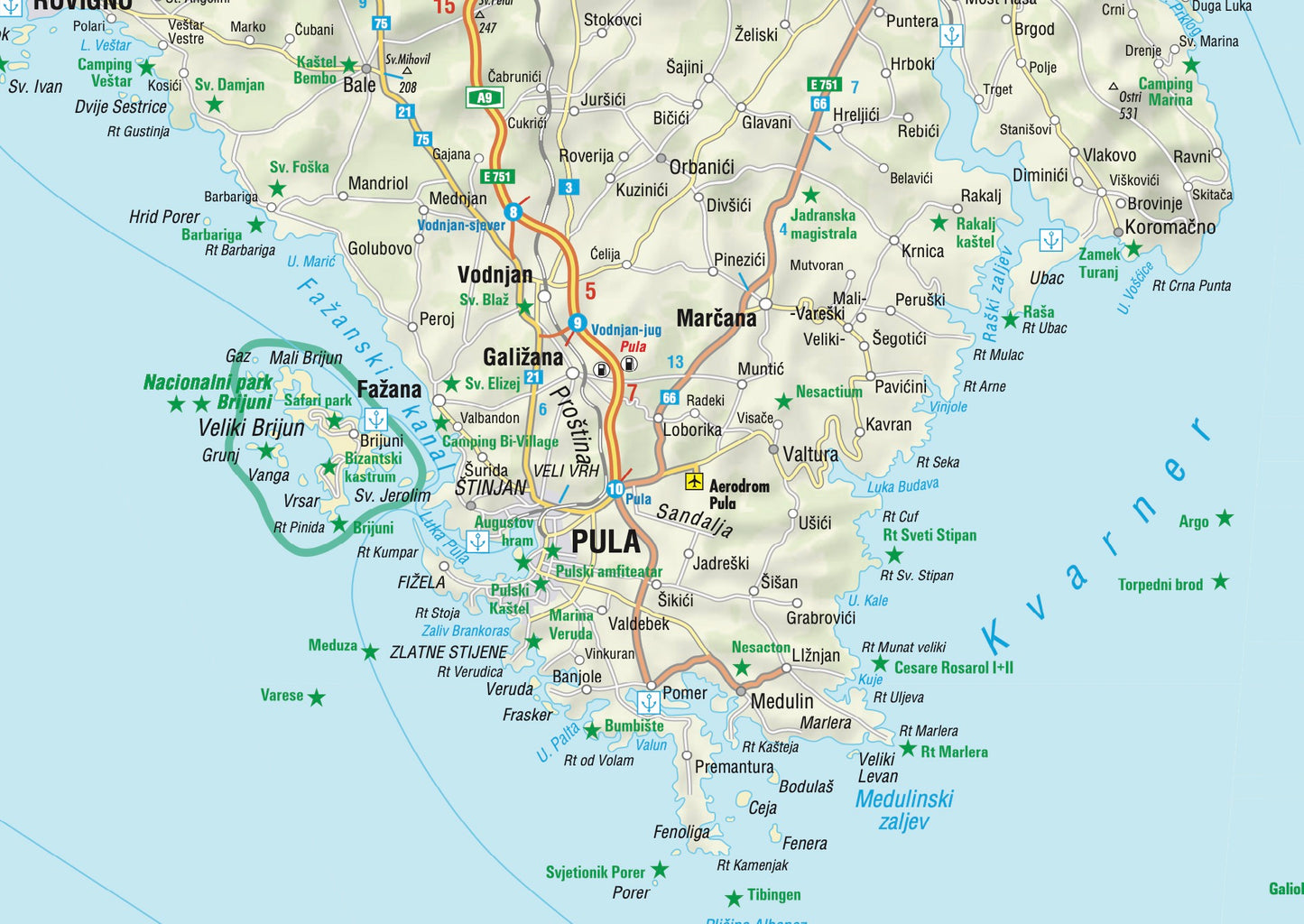 FolyMaps Motorradkarten SET Kroatien Slowenien