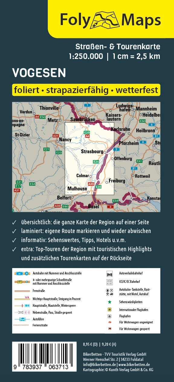 FolyMaps Karte Vogesen