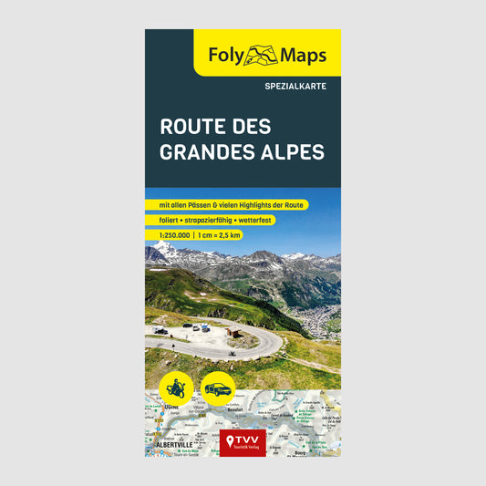 FolyMaps Karte Route des Grandes Alpes