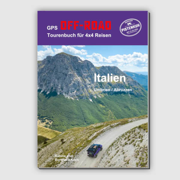 GPS Offroad Tourenbuch Italien | Umbrien | Abruzzen