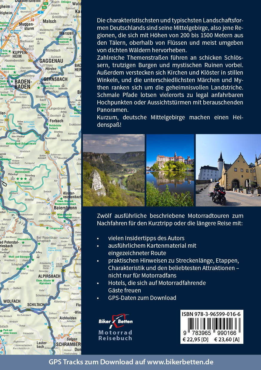 Motorrad Reiseführer Deutsche Mittelgebirge