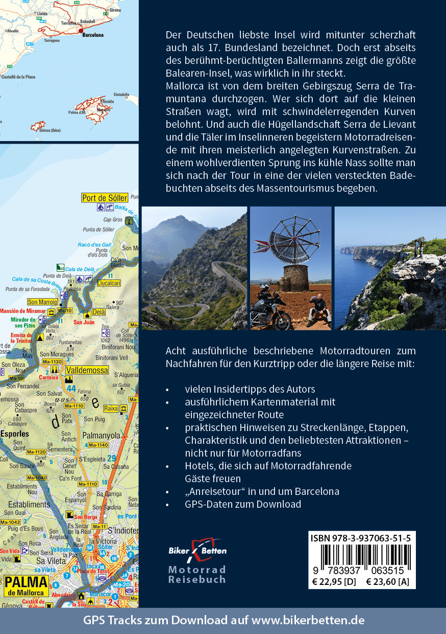 Motorrad Reiseführer Mallorca mit Ibiza & Barcelona