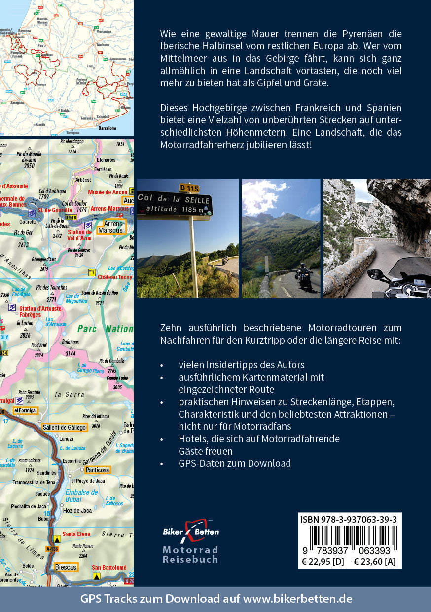 Motorrad Reiseführer Pyrenäen mit Costa Brava