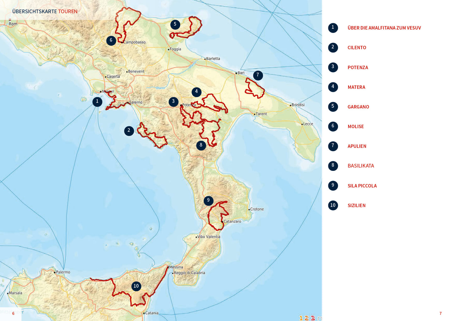 Motorrad Reiseführer Süditalien
