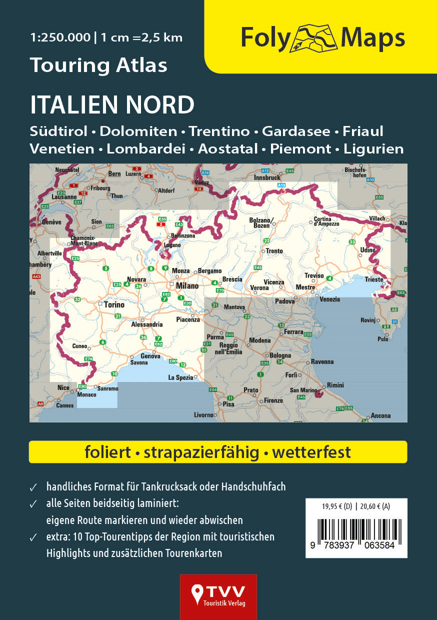 FolyMaps Touring Atlas Italien Nord