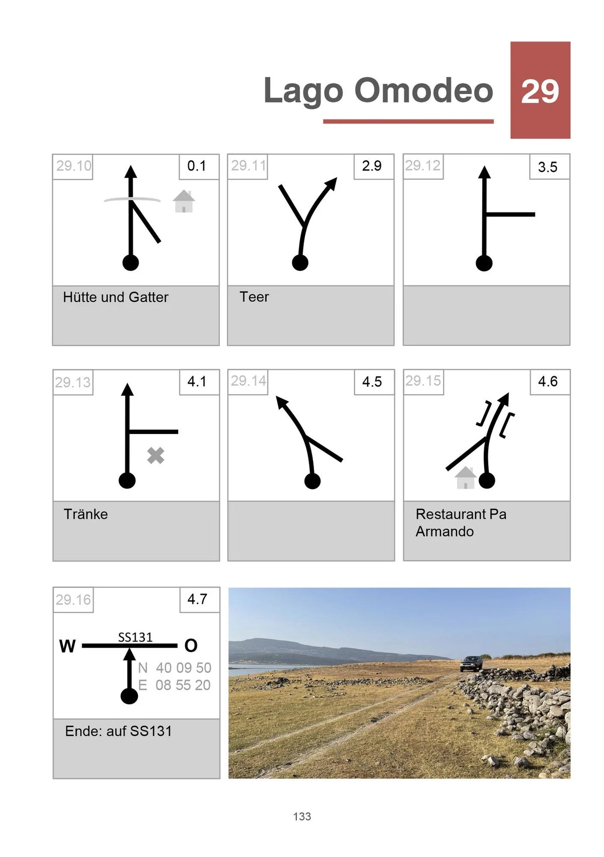 Trackbook Sardinien