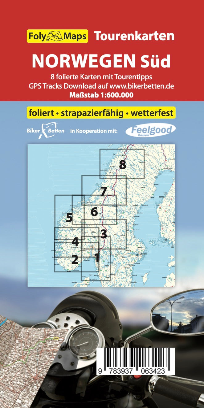 FolyMaps Tourenkarten SET Norwegen Süd