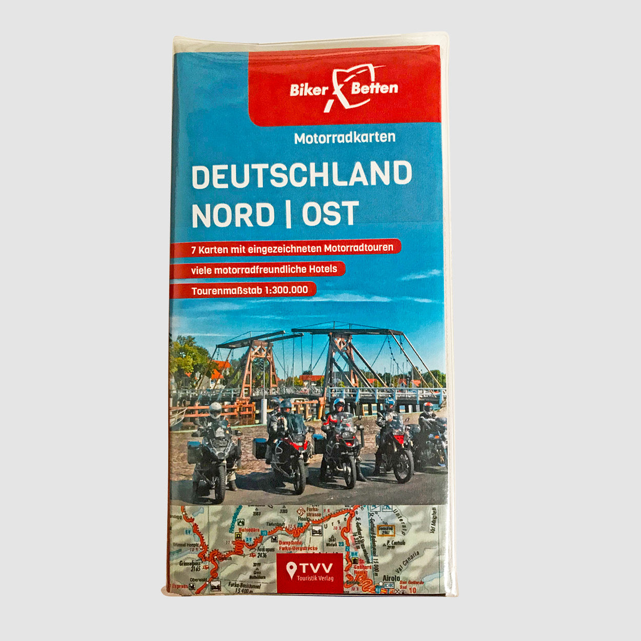 Motorradkarten Set Deutschland Nord-Ost