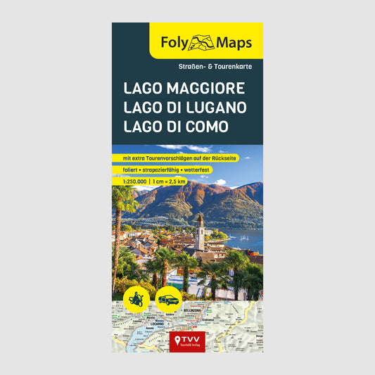 FolyMaps Karte Lago Maggiore | Lago di Lugano | Lago di Como