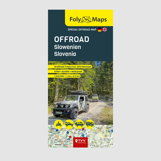 FolyMaps OFFROAD Karte Slowenien - Lieferbar 15.01.2026