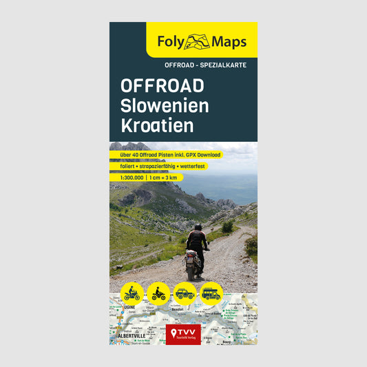 FolyMaps OFFROAD Karte Slowenien | Kroatien