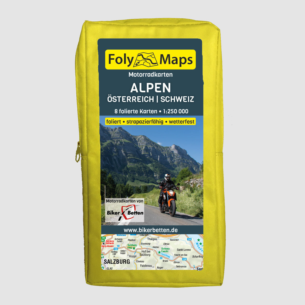 FolyMaps Motorradkarten SET Alpen Österreich Schweiz