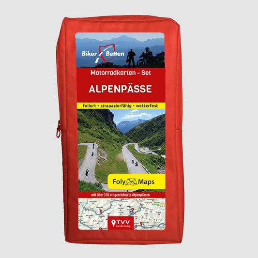 FolyMaps Motorradkarten SET Alpenpässe