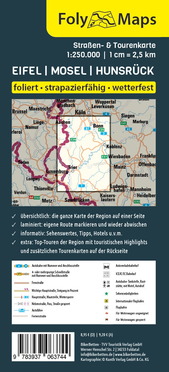 FolyMaps Karte Eifel Mosel Hunsrück