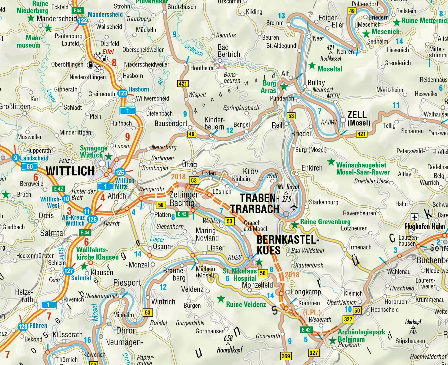 FolyMaps Karte Eifel Mosel Hunsrück