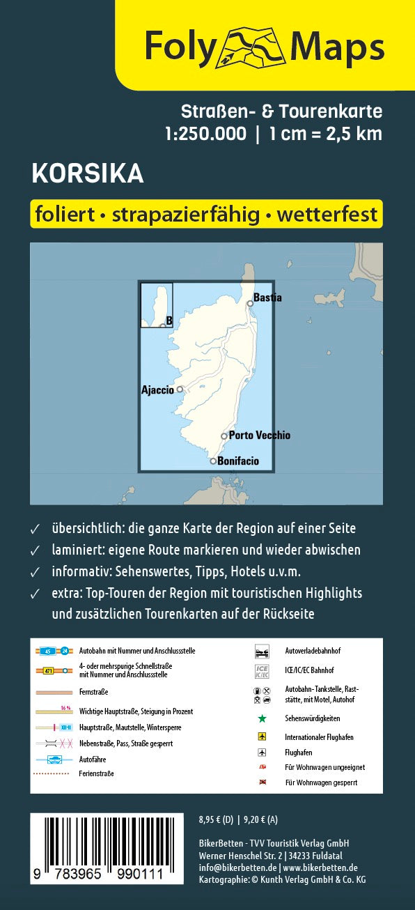 FolyMaps Karte Korsika