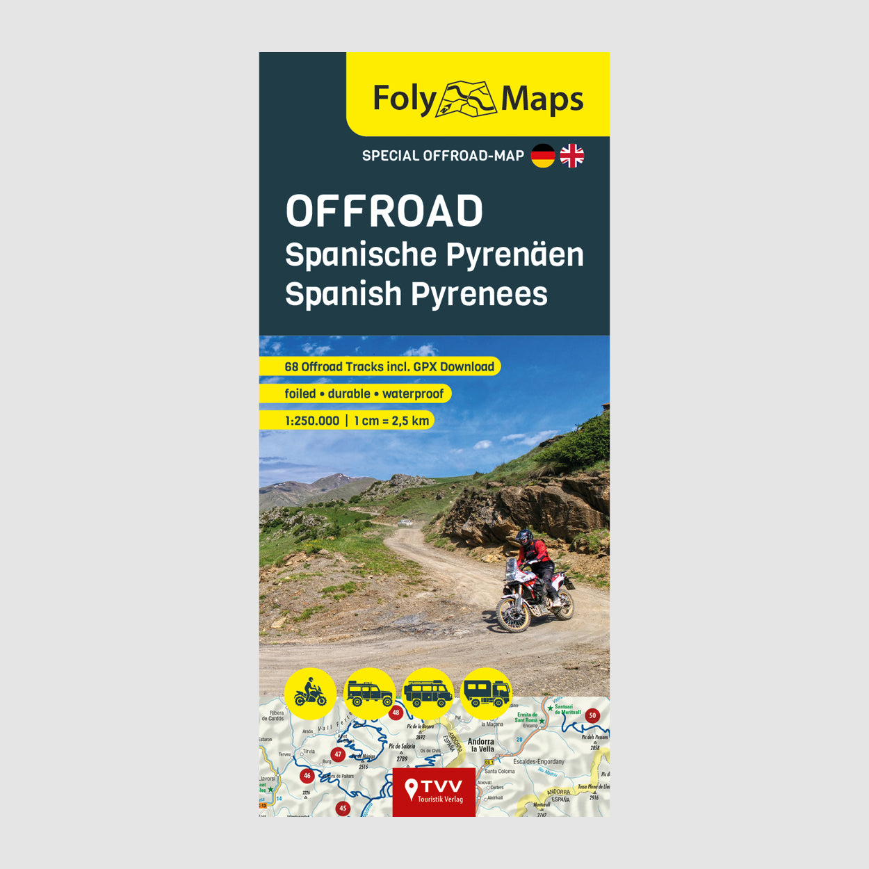 FolyMaps OFFROAD Karte Spanische Pyrenäen