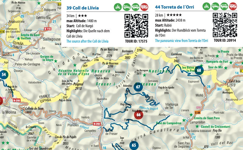 FolyMaps OFFROAD Karte Spanische Pyrenäen