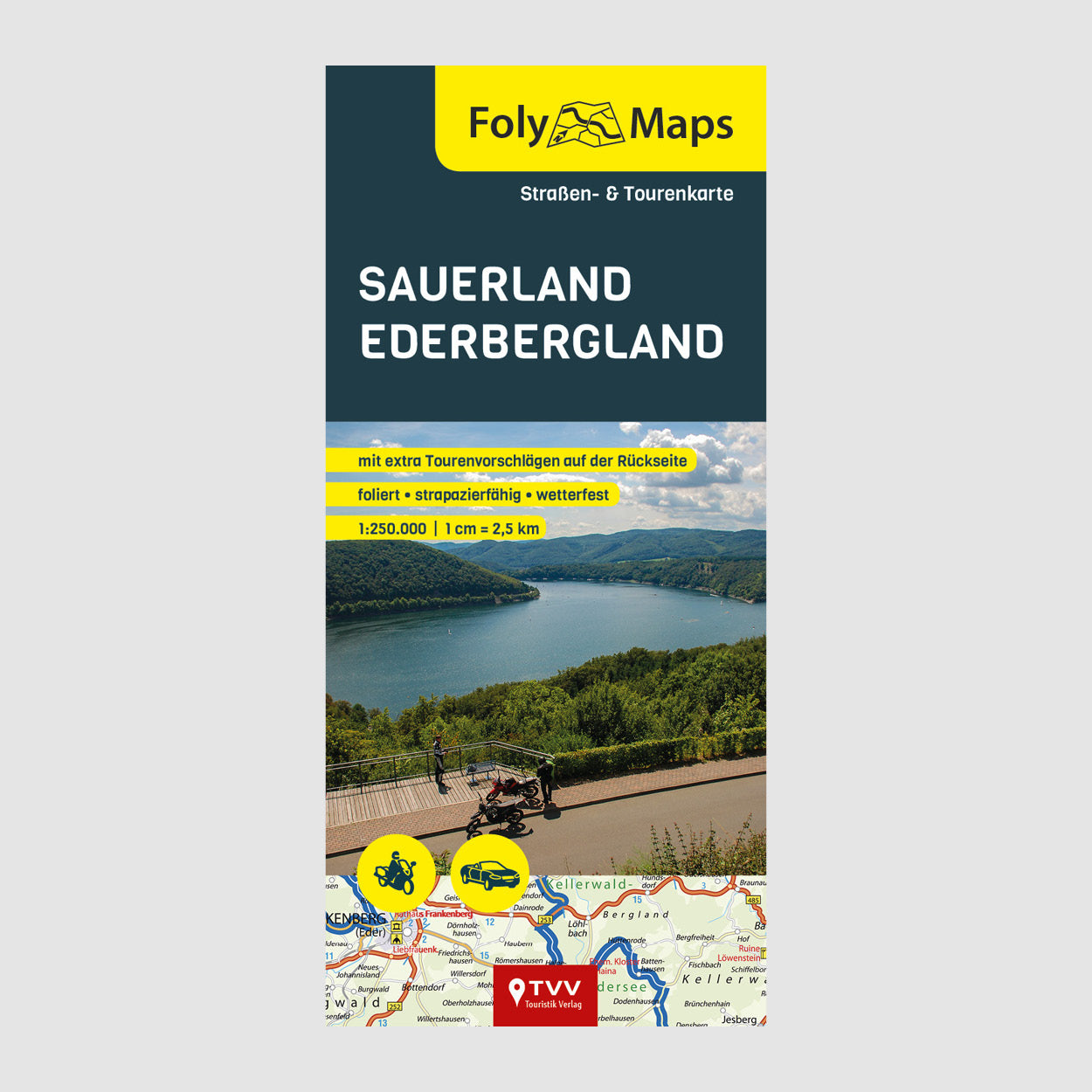 FolyMaps Karte Sauerland | Ederbergland