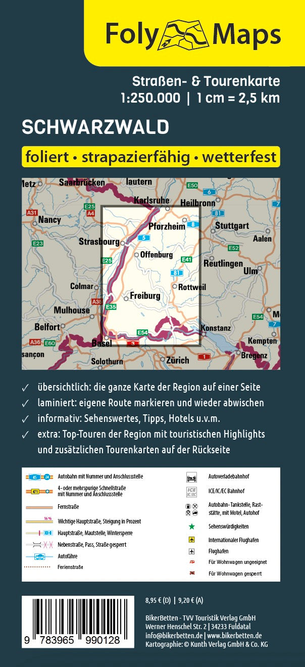 FolyMaps Karte Schwarzwald