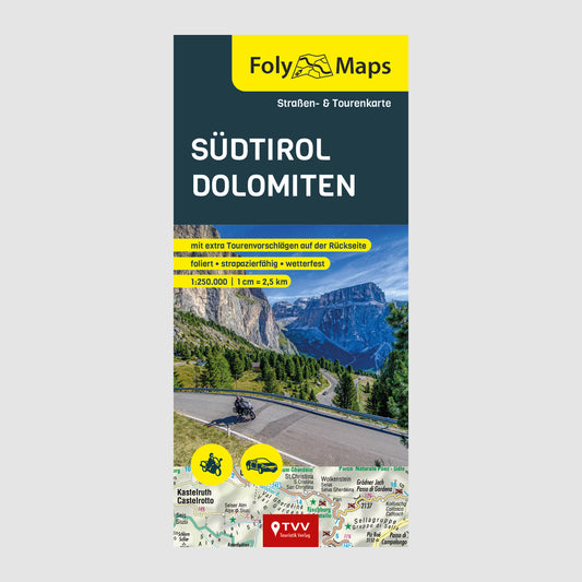 FolyMaps Karte Südtirol | Dolomiten