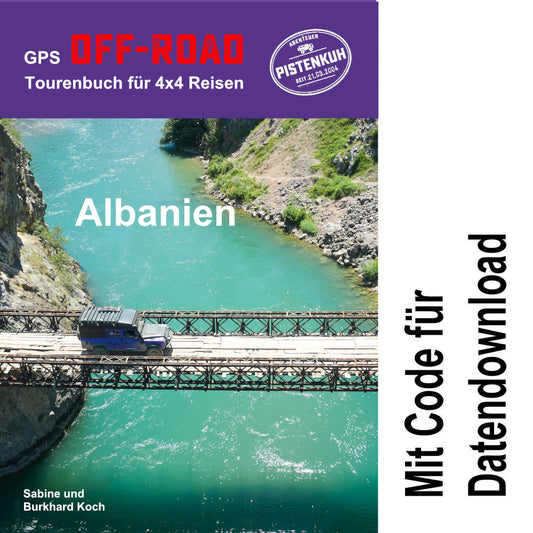 GPS Offroad Tourenbuch Albanien