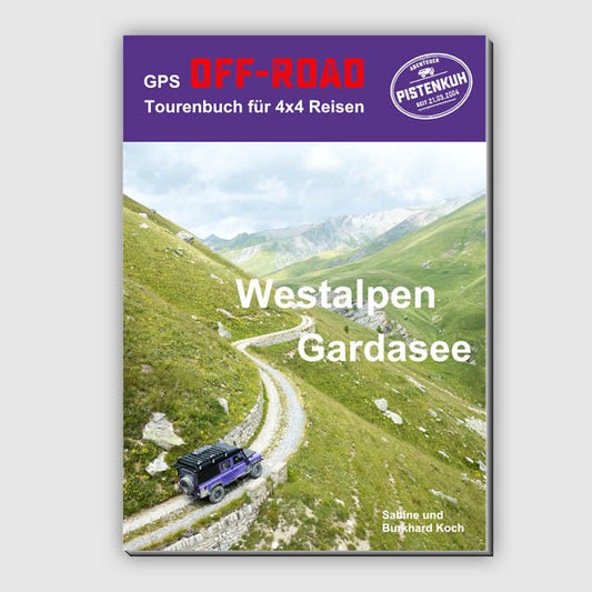 GPS Offroad Tourenbuch Westalpen Gardasee