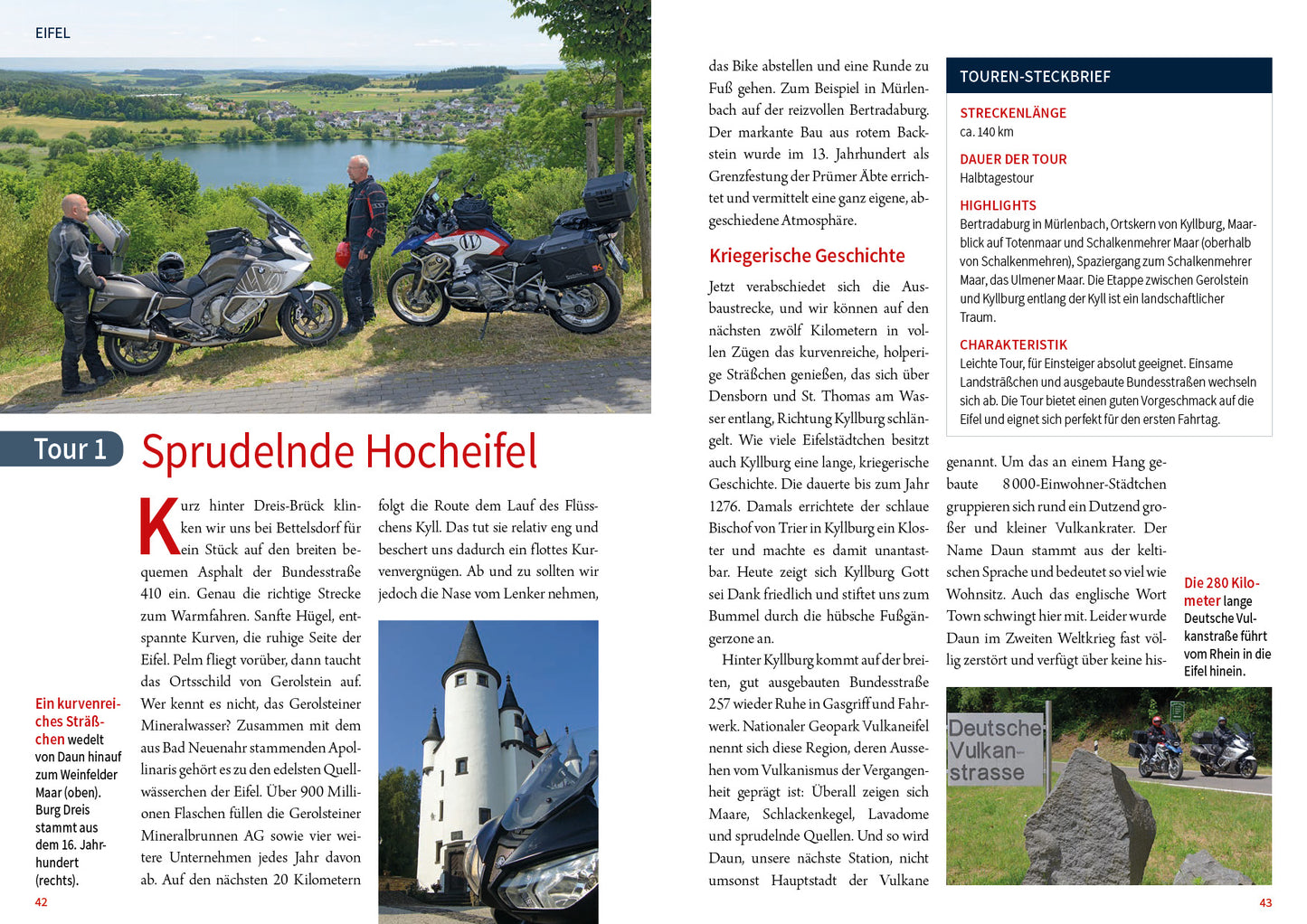 Motorrad Reiseführer Biker Weekends Deutschland