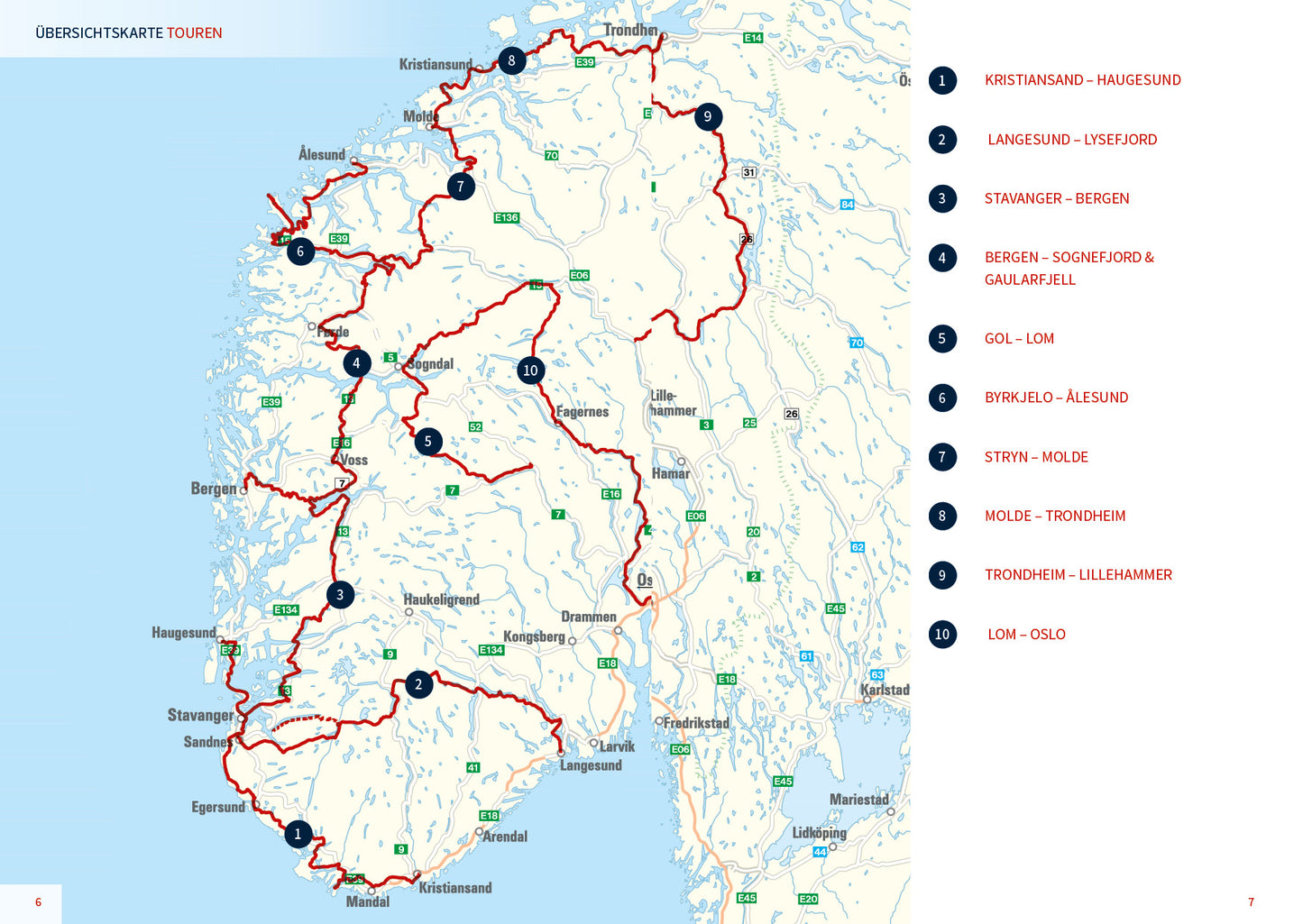 Motorrad Reiseführer Fjord-Norwegen