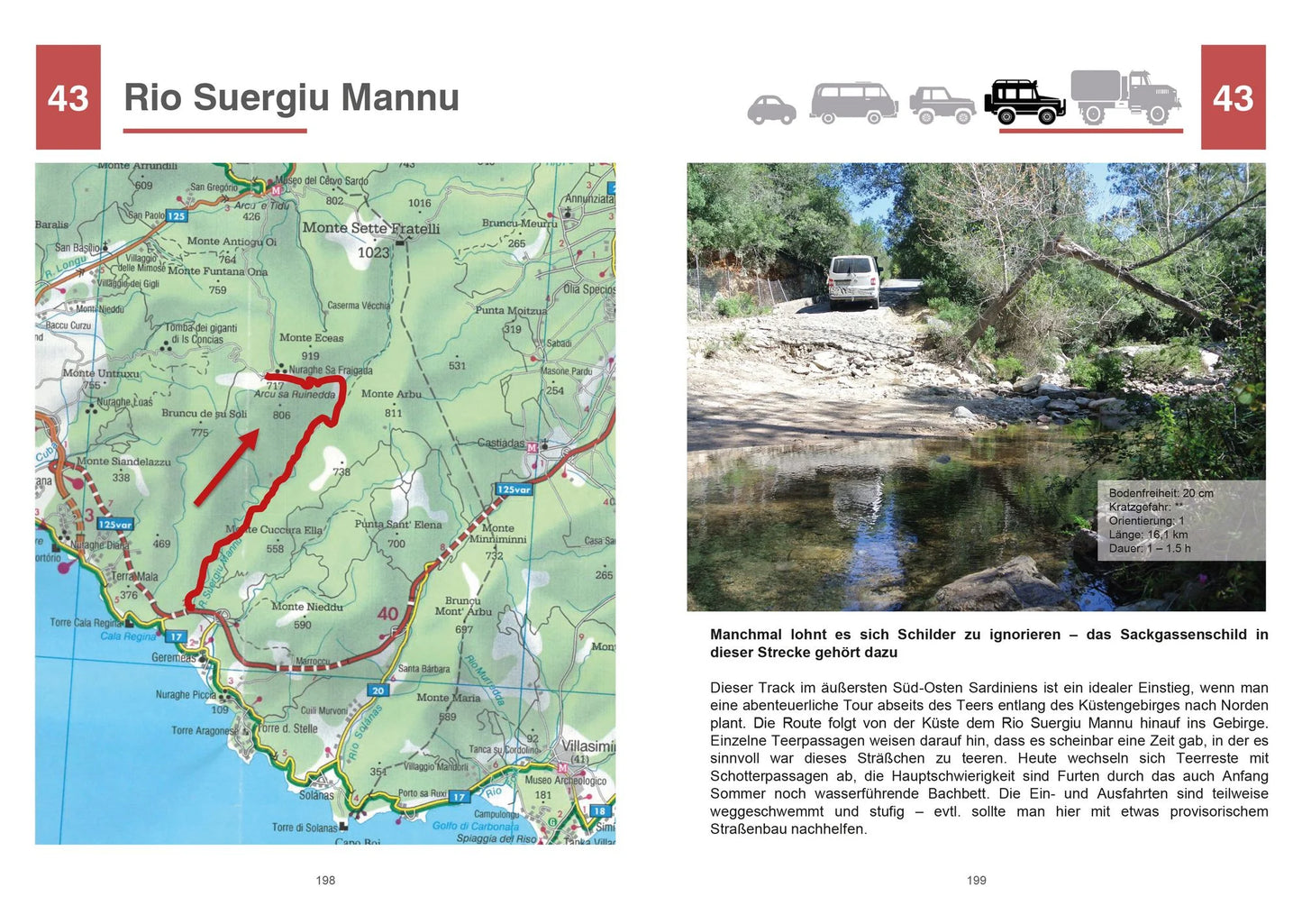 Trackbook Sardinien