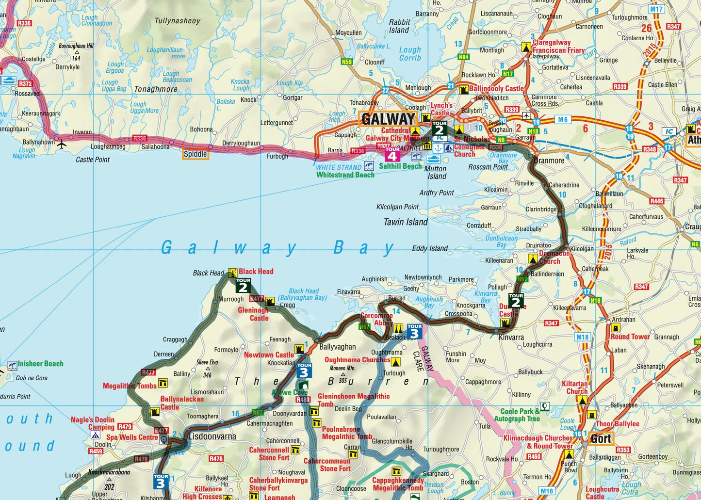 FolyMaps Tourenkarten SET Irland